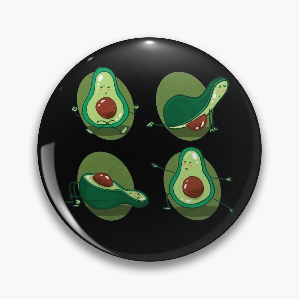 Item preview, Kawaii Avocado Yoga designed and sold by Hoiho Adventure Shirts.