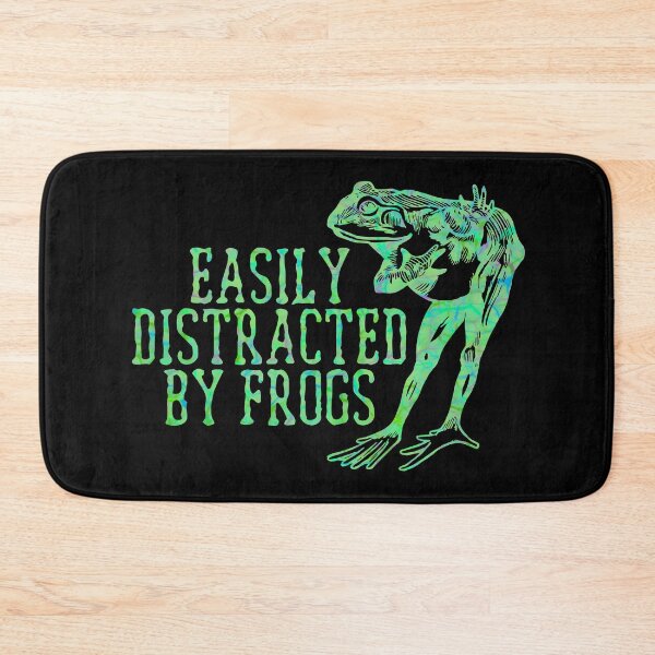 Item preview, Easily distracted by frogs Funny Quote designed and sold by AMSonArt.