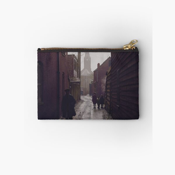 Item preview, Alley on a wet day somewhere in Europe in the early 1900. designed and sold by BaptisteColors.