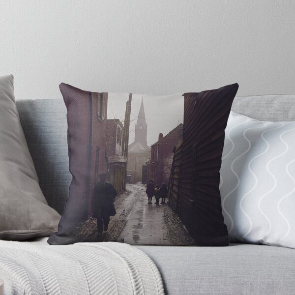 Item preview, Alley on a wet day somewhere in Europe in the early 1900. designed and sold by BaptisteColors.