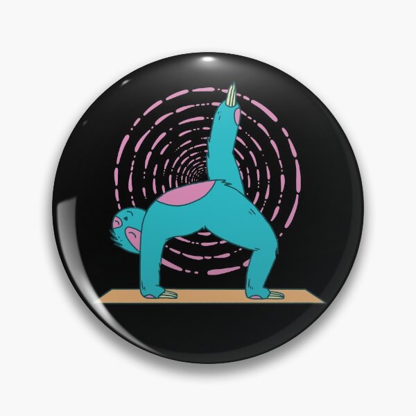 Item preview, Funny Yoga Sloth designed and sold by Hoiho Adventure Shirts.
