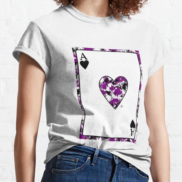 Ace of Hearts - Asexual Classic T-Shirt