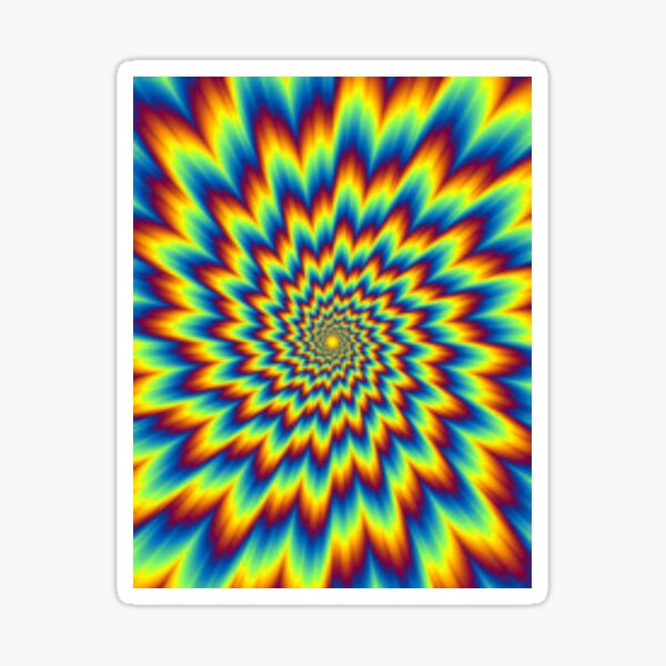 Item preview, Rainbow spiral - Optical Illusion designed and sold by BarthasBasement.