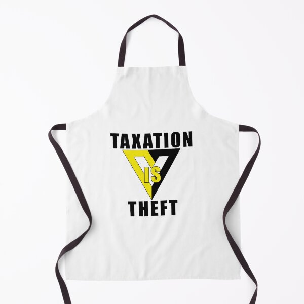 Item preview, Taxation is theft Voluntaryism symbol designed and sold by Brad Chambers.