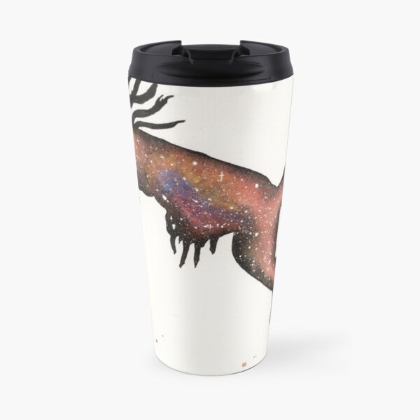 Red Nebular Fox Travel Mug