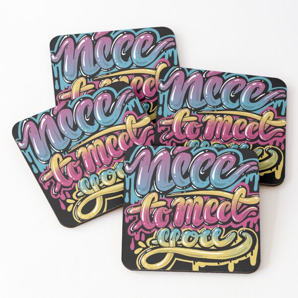 Item preview, Nice to meet you, Lettering design designed and sold by PAINTORS.