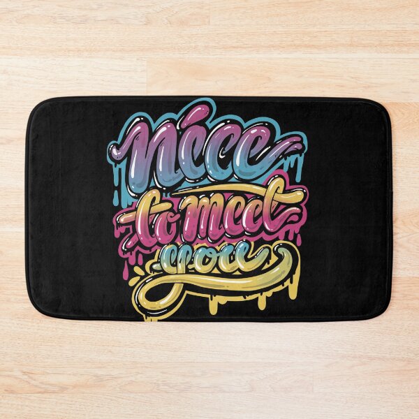 Item preview, Nice to meet you, Lettering design designed and sold by PAINTORS.