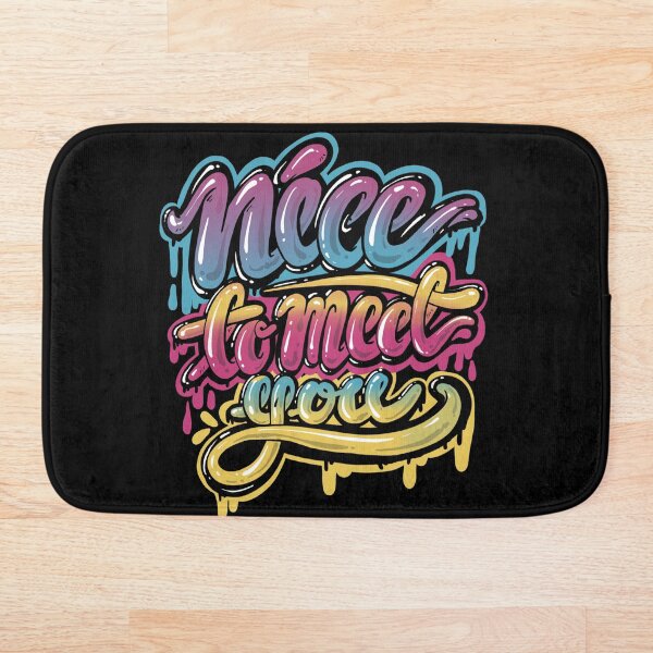 Item preview, Nice to meet you, Lettering design designed and sold by PAINTORS.
