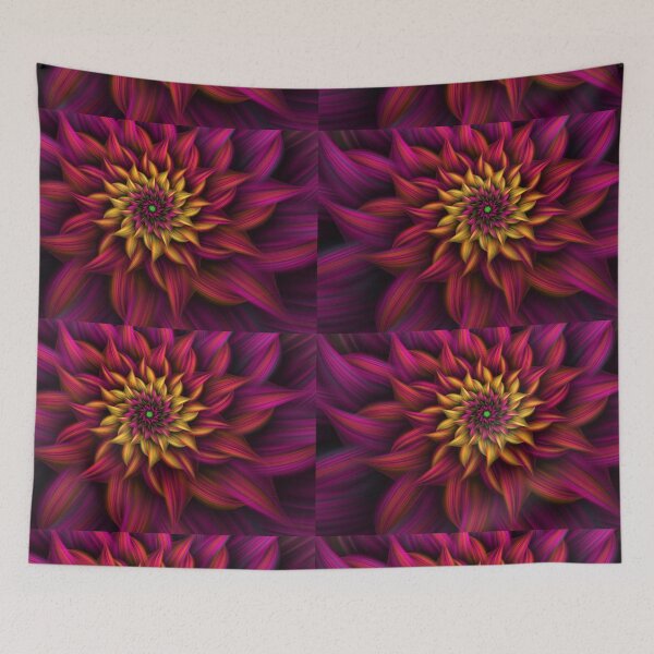 Item preview, Mosaic yellow mauve flower designed and sold by BestDesign87.