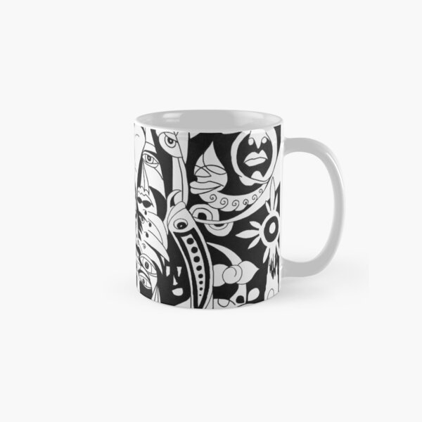 Patience - Black and White Classic Mug