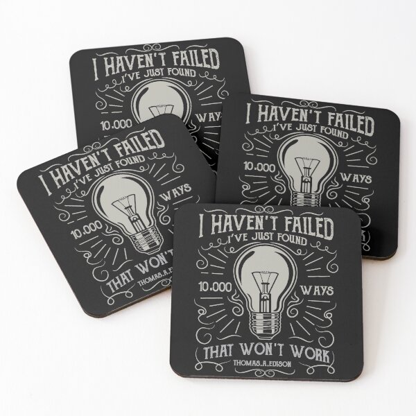 Item preview, I Haven't Failed. I've Just Found 10,000 Ways That Won't Work. designed and sold by wkyip79.