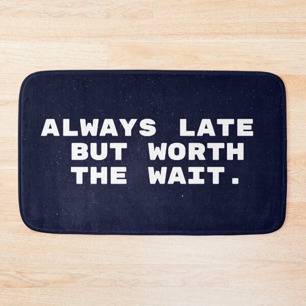 Item preview, always late but worth the wait (saying in stars)  designed and sold by girlschance.