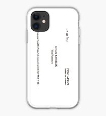 Patrick Bateman's Card iPhone Case