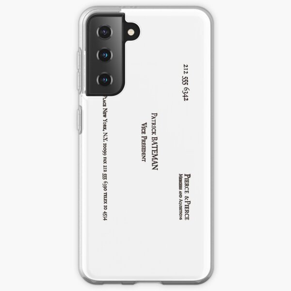Patrick Bateman's Card Samsung Galaxy Soft Case