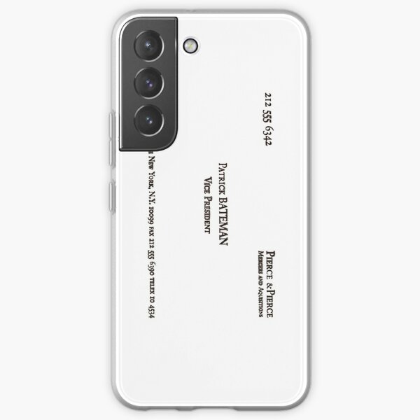 Patrick Batemans Karte Samsung Galaxy Flexible Hülle