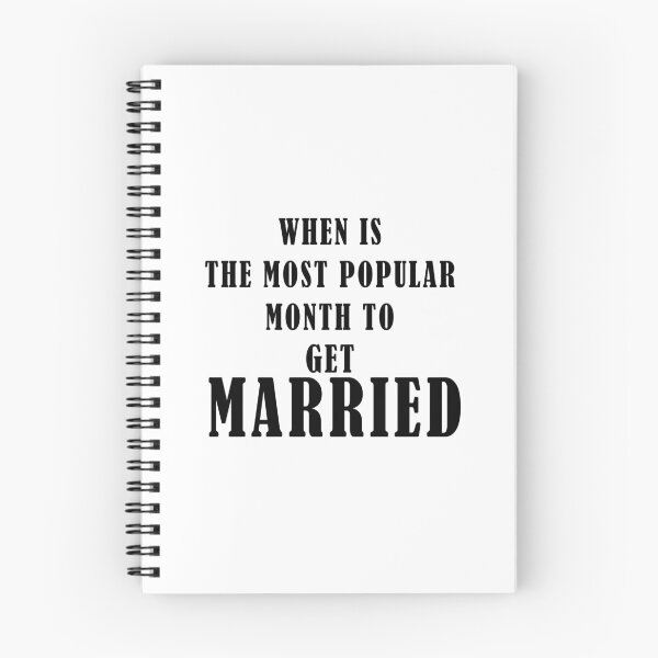 Item preview, When Is The Most Popular Month To Get Married designed and sold by Bouchfashions.
