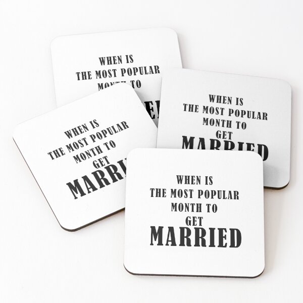 Item preview, When Is The Most Popular Month To Get Married designed and sold by Bouchfashions.