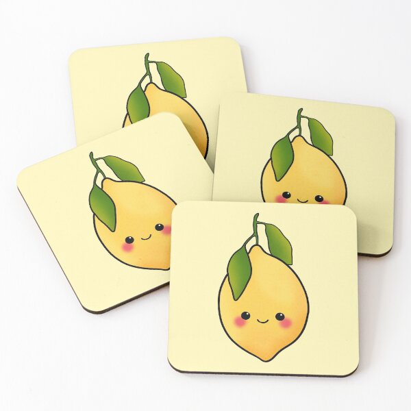 Item preview, Little Cute Yellow Lemon Kawaii Drawing designed and sold by Groovysheck.
