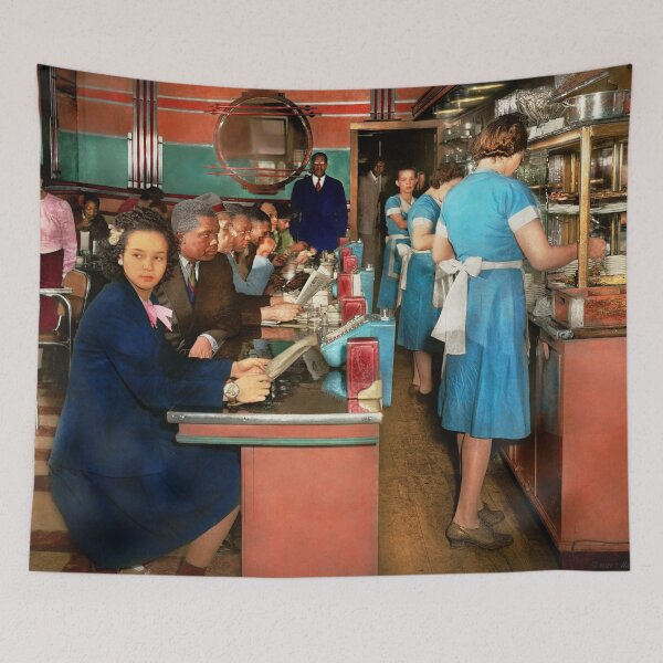Item preview, Cafe - Chicago IL - Perfect Eat Shop 1942 designed and sold by Mike Savad Photography.