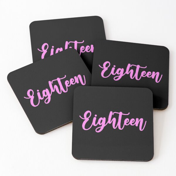 Item preview, Eighteen Years of Existence - Pink 18 Years Old 18th Birthday designed and sold by urban-design.