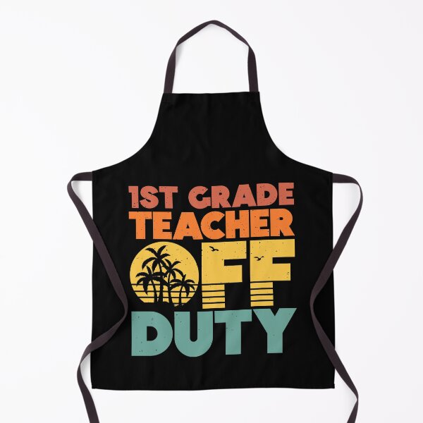 Item preview, 1st Grade Teacher Off Duty Funny Vacation Sunset designed and sold by d247.