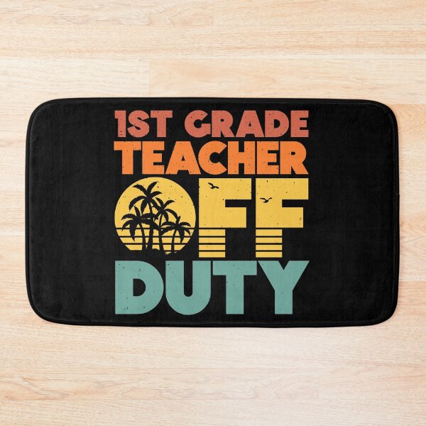 Item preview, 1st Grade Teacher Off Duty Funny Vacation Sunset designed and sold by d247.
