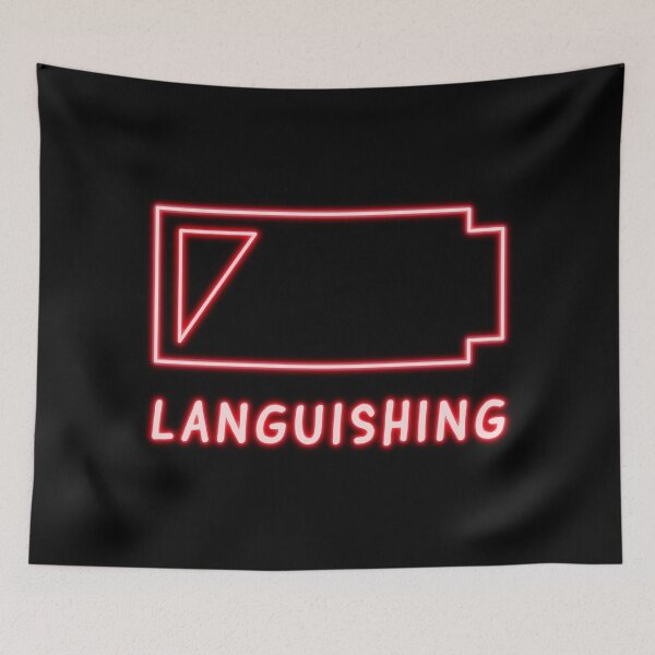 Item preview, Neon Geometric Empty Battery In Red With Languishing Meh designed and sold by Fotografille.