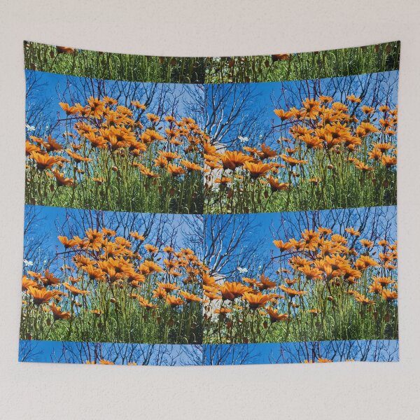 Item preview, Copie de MoNature yellow flowerssaic yellow mauve flower designed and sold by BestDesign87.