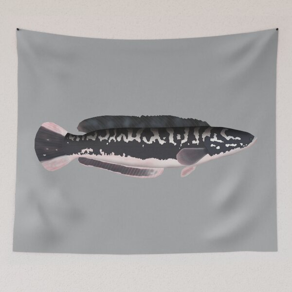 Item preview, Giant Snakehead designed and sold by fishfolkart.