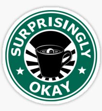Sherlock's Coffee (Surprisingly Okay) Sticker