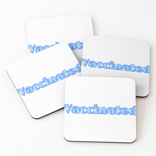 Aperçu de l'œuvre Vacciné scintillant créée et vendue par goodvibstickers.