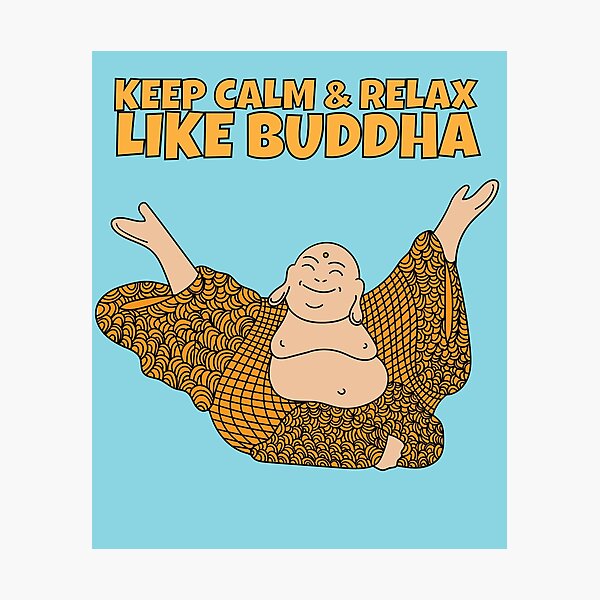 Item preview, Buddha Saying Mandala Relax designed and sold by flofin.
