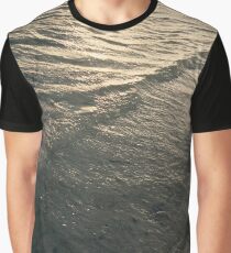 Glittering Waves Graphic T-Shirt