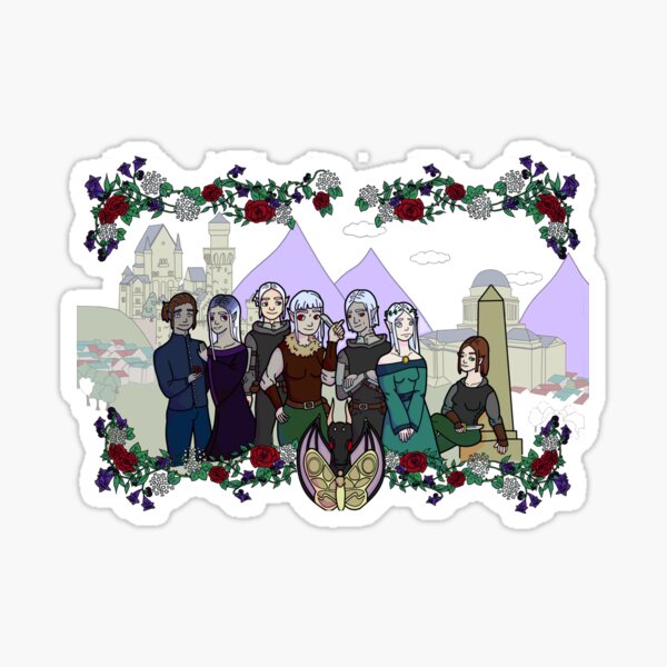 World Book Day 2021 - Drau Blood Characters Sticker