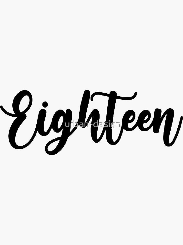 eighteen 