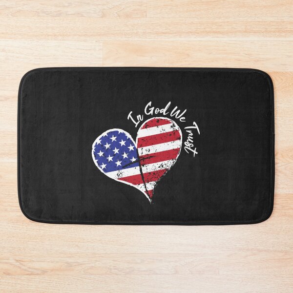 Item preview, In God We Trust Heart 4th of July Patriotic Flag Christian designed and sold by OopteesLydia.