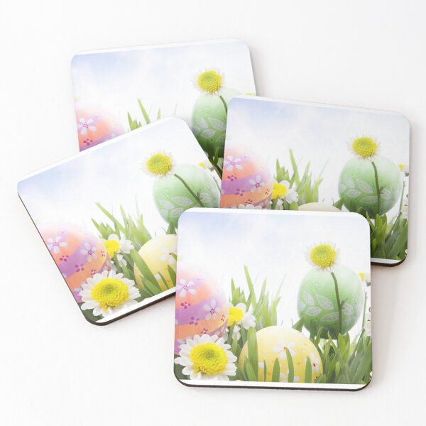 Item preview, easter eggs yellow flowers nature designed and sold by BestDesign87.