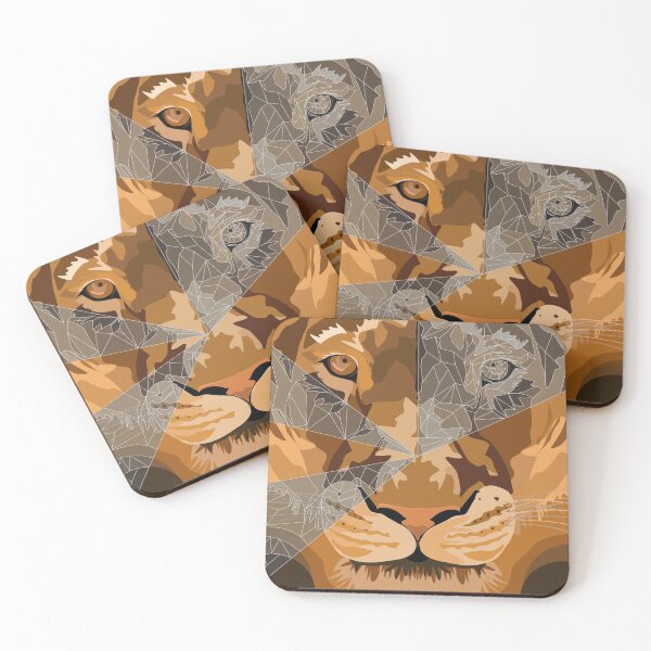 Item preview, Lion digitally drawn 3d line designed and sold by boec gear.