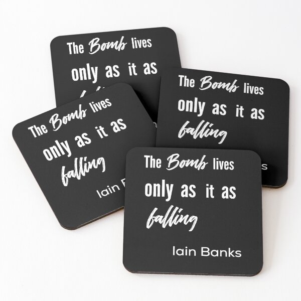 Item preview, Iain M Banks designed and sold by Nikita Mohanta.