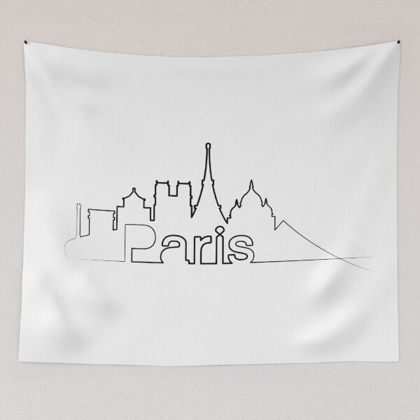 Item preview, Paris One Line Art | Paris Skyline | One Line Art Paris | Paris City designed and sold by One-Line-Artist.
