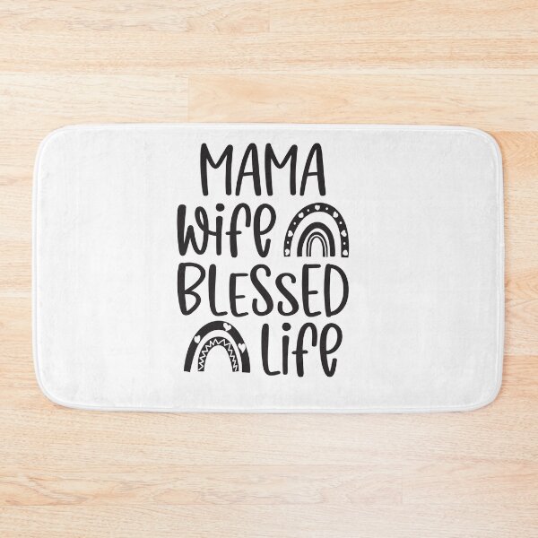 Item preview, Mama Wife Blessed Life Shirt, Mama Shirt, Mom Shirt, Mom Life Shirt, Wife Shirt, Gift for Moms, Gift for Wives ,Motherhood Shirt  designed and sold by plussorn.