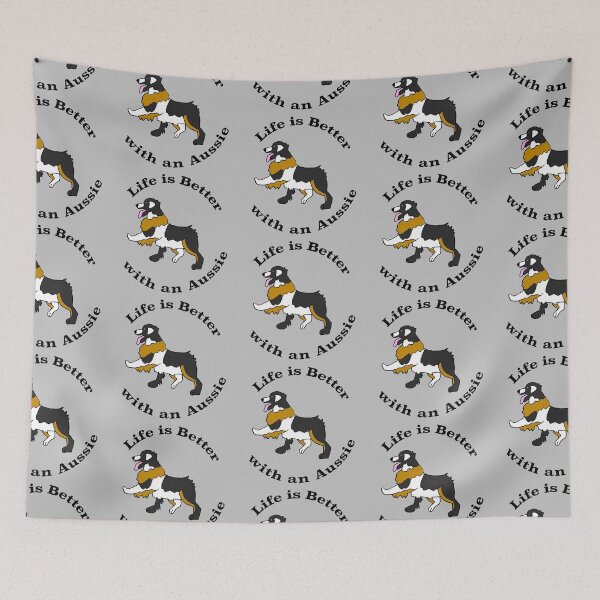 Item preview, Life is Better with an Aussie. designed and sold by CACTUSHOLLYWOOD.