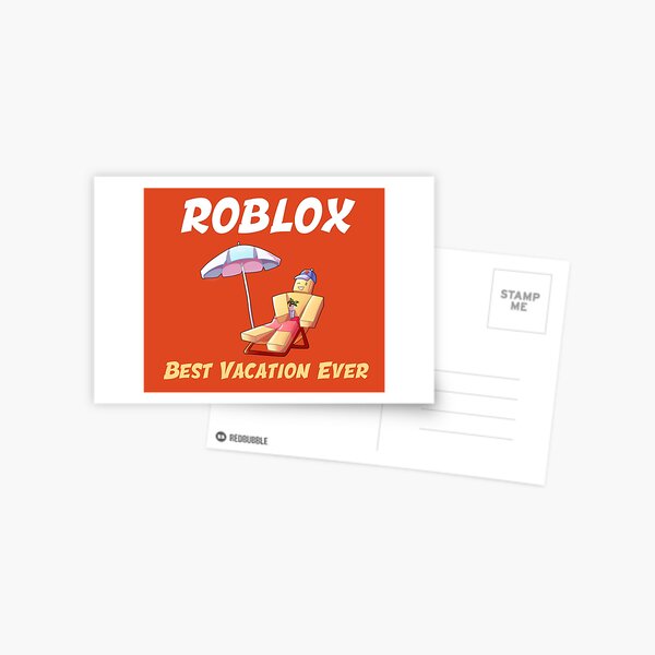 Roblox New Postcards Redbubble - roblox camping umbrella location