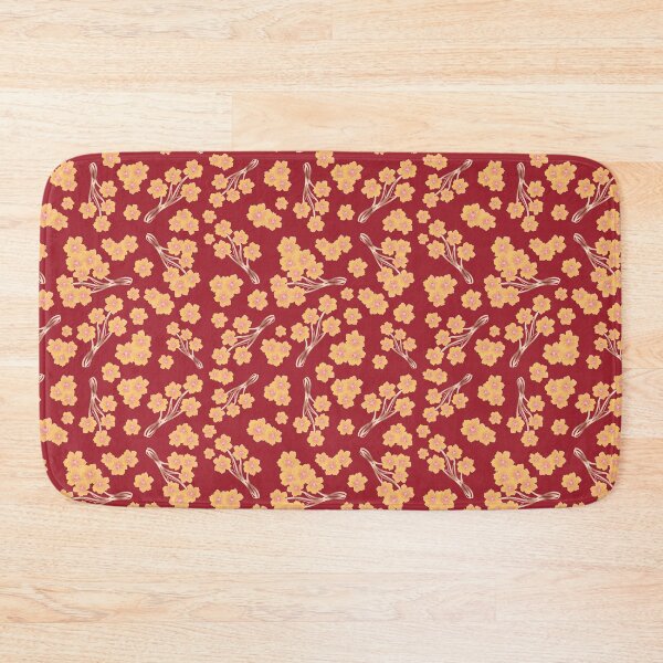 Item preview, DELICATE ORANGE & BROWN FLORAL PATTERN  designed and sold by Warenae.