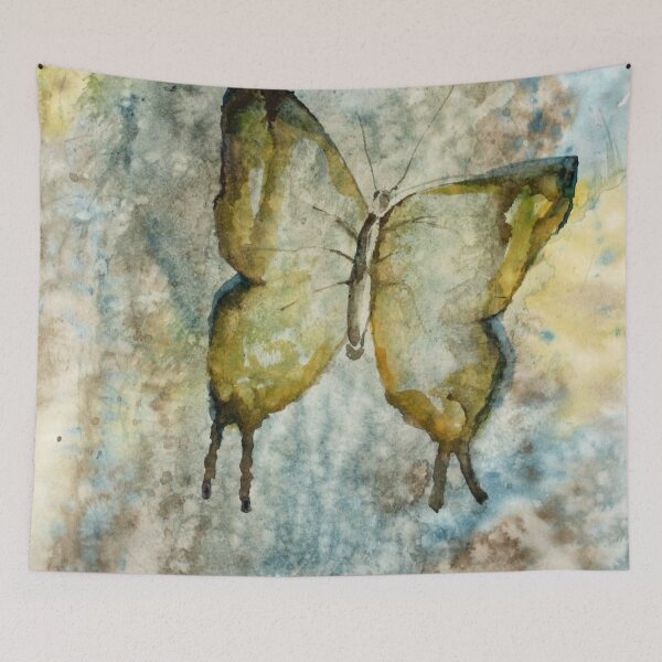Item preview, Vintage watercolor "Mariposa 6" designed and sold by AlissNikolina.
