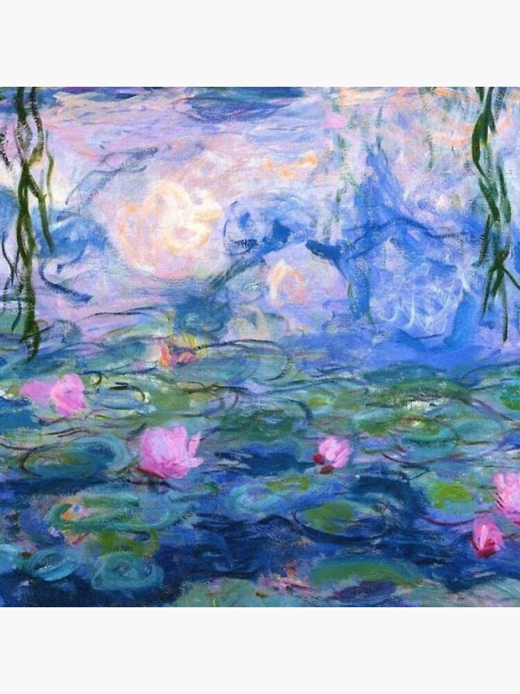 Masterpiece Painting Shoulder Bag(Claude Monet-Water Lilies