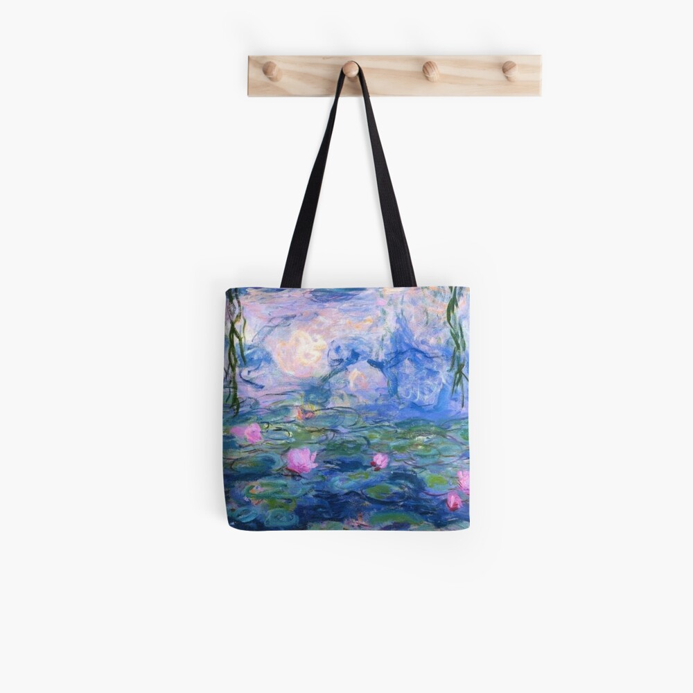 Water Lilies Claude Monet Fine Art Print Tote Bag for Sale by