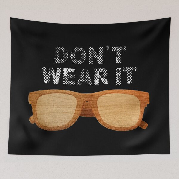 Item preview, Don't wear it wooden sunglass  designed and sold by sharifex.