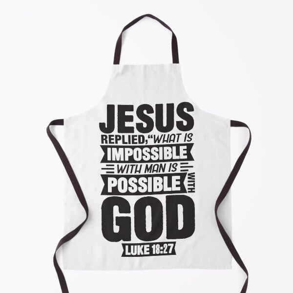 Item preview, Luke 18:27 What Is Impossible With Man Is Possible With God designed and sold by plushism.