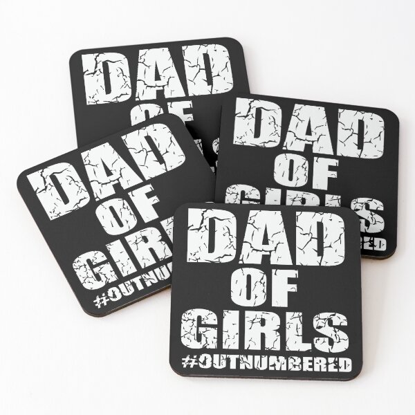 Item preview, Dad of Girls Outnumbered Father's Day designed and sold by Apoorv Choudhary.